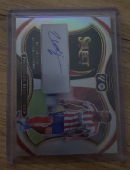 2024-25 Panini Select Pitchside Signatures #PS-10 Unidentified Player — front