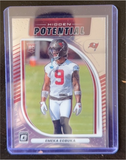 2025 Panini Donruss Optic Hidden Potential #15 Emeka Egbuka — front