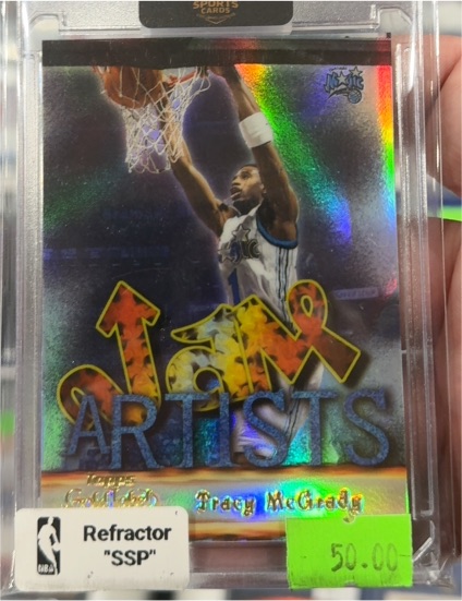 2000-01 Topps Gold Label #JA2 Tracy McGrady Jam Artists — front