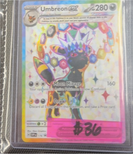 2023 Pokémon #176 Umbreon EX Scarlet & Violet Promo — front