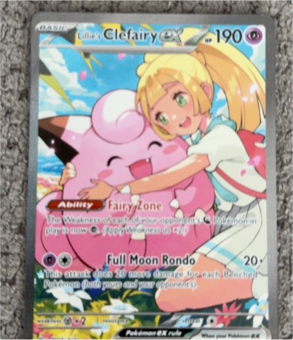 2023 Pokemon Sv09 Journey Together #184 Lillie's Clefairy ex — front