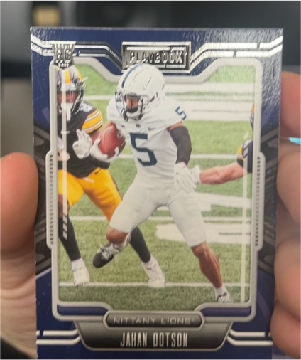 2022 Panini Chronicles Playbook Draft Picks #12 Jahan Dotson — front