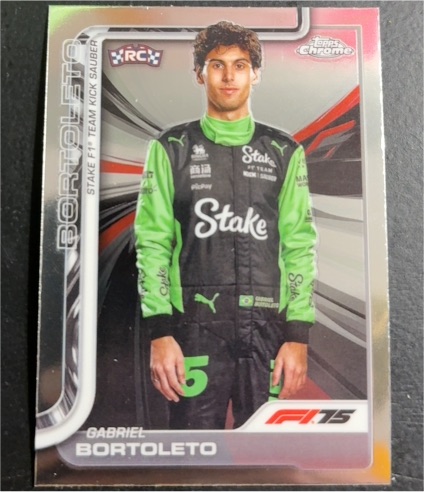 2025 Topps Chrome Formula 1 #20 Gabriel Bortoleto — front