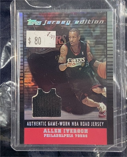2002-03 Topps Jersey Edition #JE AI Allen Iverson — front