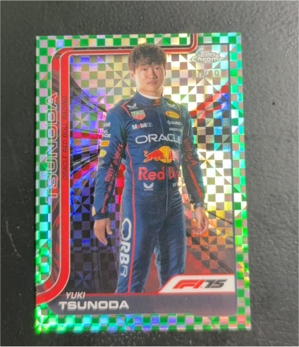 2025 Topps Chrome Formula 1 #2 Yuki Tsunoda — front