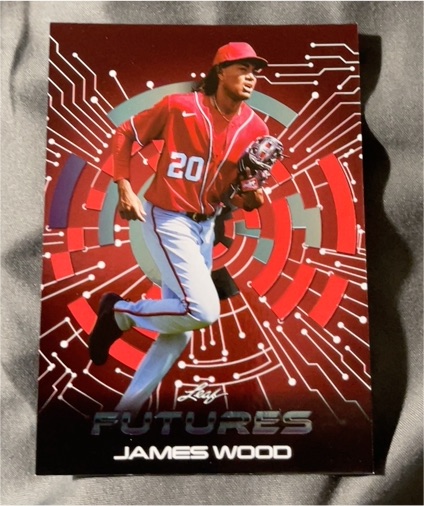 2024 Leaf Futures James Wood — front
