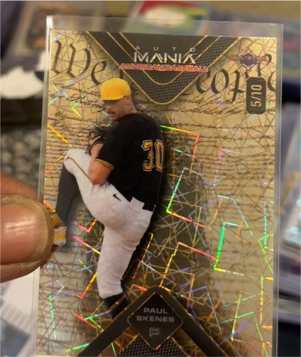 2024 Wild Card Auto Mania Paul Skenes #AMAD-PS2 — front