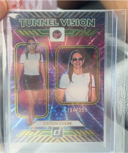 2025 Panini Donruss WNBA #1 Caitlin Clark Tunnel Vision — front