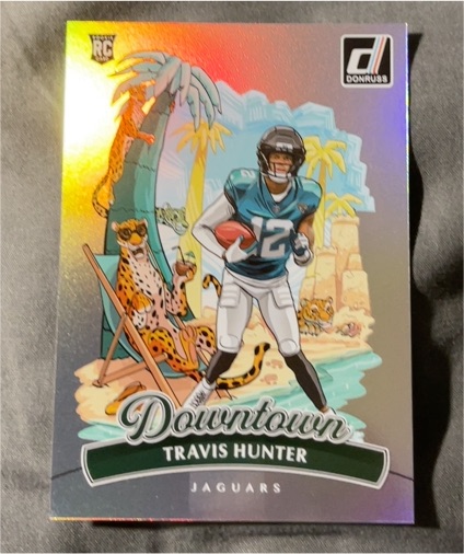 2025 Donruss #13 Travis Hunter Downtown — front