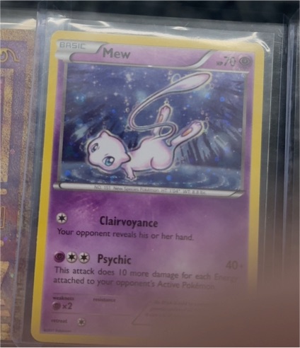 2017 Pokémon TCG XY192 Mew Black Star Promo — front