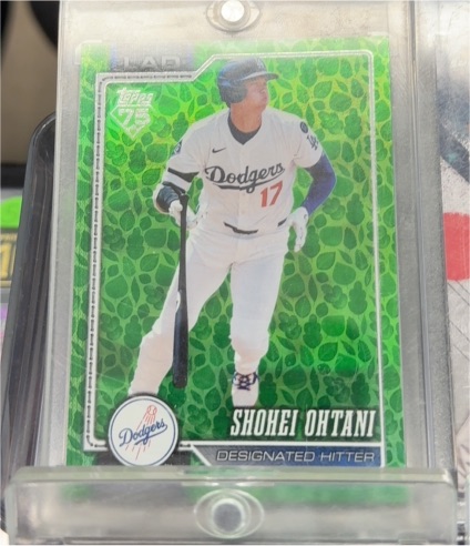 2026 Topps Series 1 #200 Shohei Ohtani Green Easter Foil — front