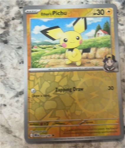 2025 Pokémon TCG Destined Rivals #071 Ethan's Pichu — front