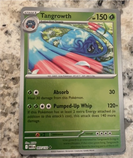 2023 Pokémon ME01 #007 Tangrowth — front