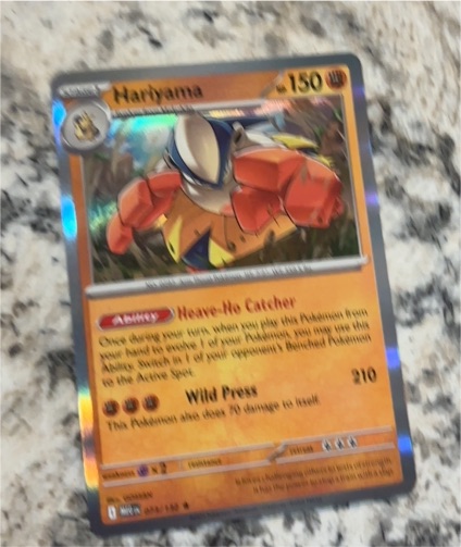 2022 Pokemon TCG Me01 #073 Hariyama Mega Evolution — front
