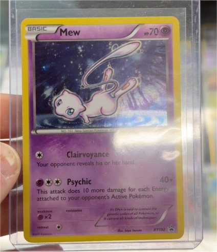 2017 Pokémon XY #XY192 Mew Black Star Promo — front