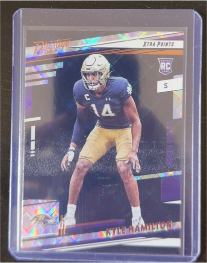 2022 Panini Prestige Xtra Points Diamond #325 Kyle Hamilton — front