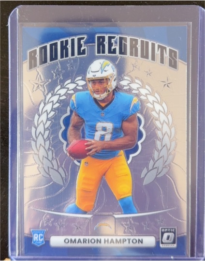 2025 Panini Donruss Optic #12 Omarion Hampton Rookie Recruits — front