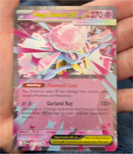 Mega Diancie EX 041/094 Phantasmal Flames — front