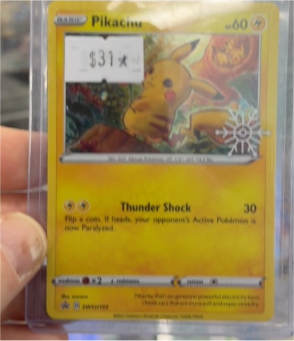 2017 Pokémon Pikachu SM Black Star Promo SM76 — front