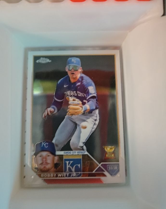 2023 Topps Chrome #176 Bobby Witt Jr. Rookie Cup — front