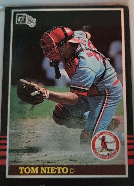 1985 Donruss #596 Tom Nieto — front