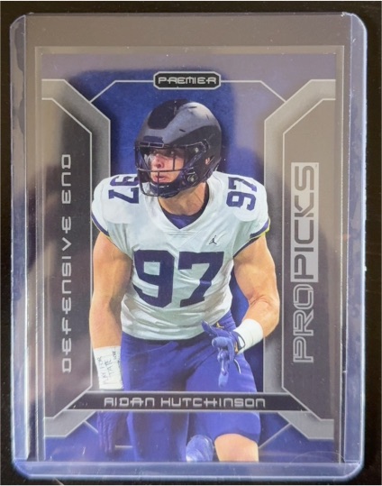 2022 Pro Picks Premier #PP-43 Aidan Hutchinson — front