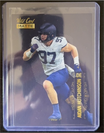 2022 Wild Card Matte #MB-2 Aidan Hutchinson — front