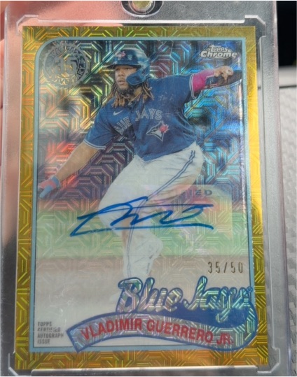 2025 Topps Chrome #35 Vladimir Guerrero Jr. — front
