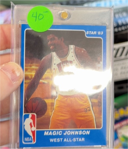 1983 Star NBA All-Star Game #18 Magic Johnson — front