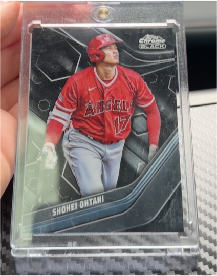 2023 Topps Chrome Black #2 Shohei Ohtani — front