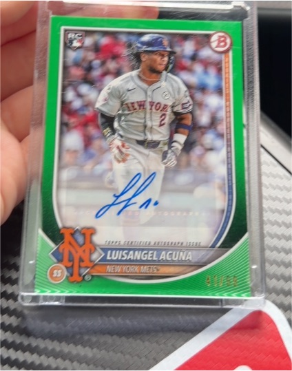 2025 Bowman #83 Luisangel Acuña — front