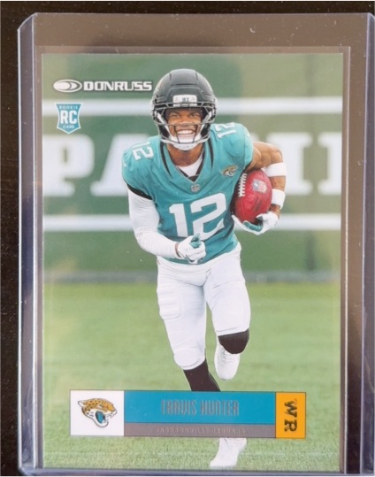 2025 Panini Donruss Retro Rookie #R05-TVH Travis Hunter — front