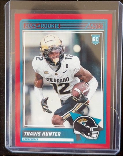 2025 Panini Score #20 Travis Hunter — front