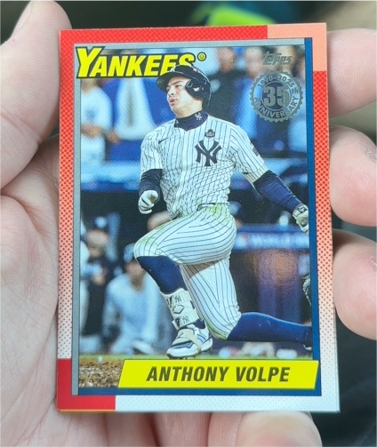 2025 Topps Series 2 35th Anniversary #90B2-43 Anthony Volpe — front