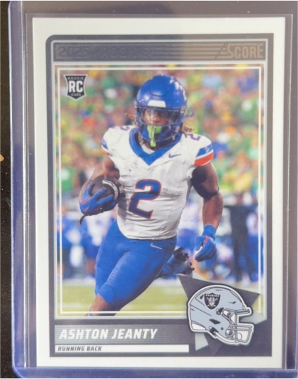 2025 Score #14 Ashton Jeanty — front