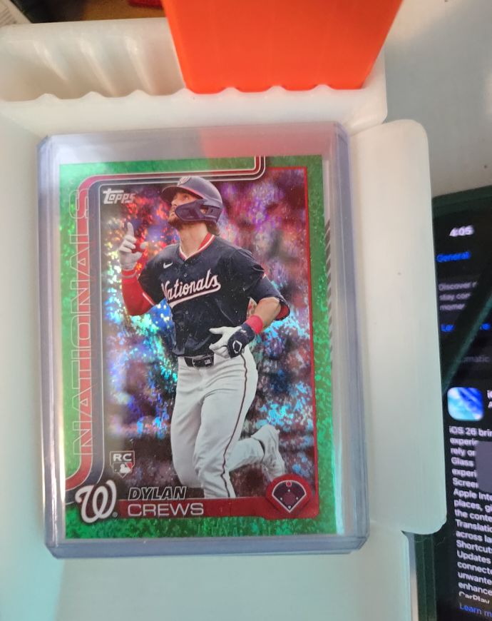 2025 Topps Holiday #H46 Dylan Crews — front