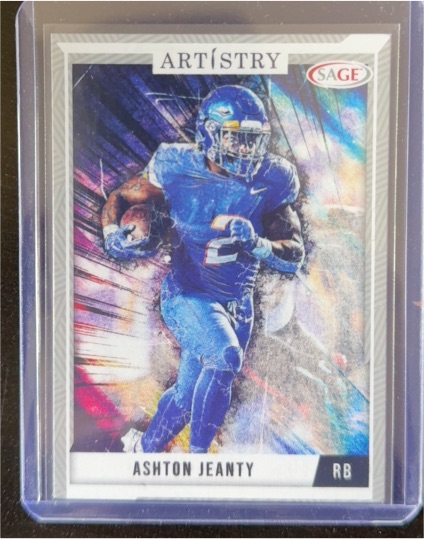 2024 SAGE Artistry #62 Ashton Jeanty — front