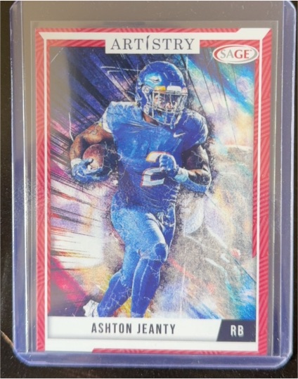 2024 SAGE Artistry #62 Ashton Jeanty — front