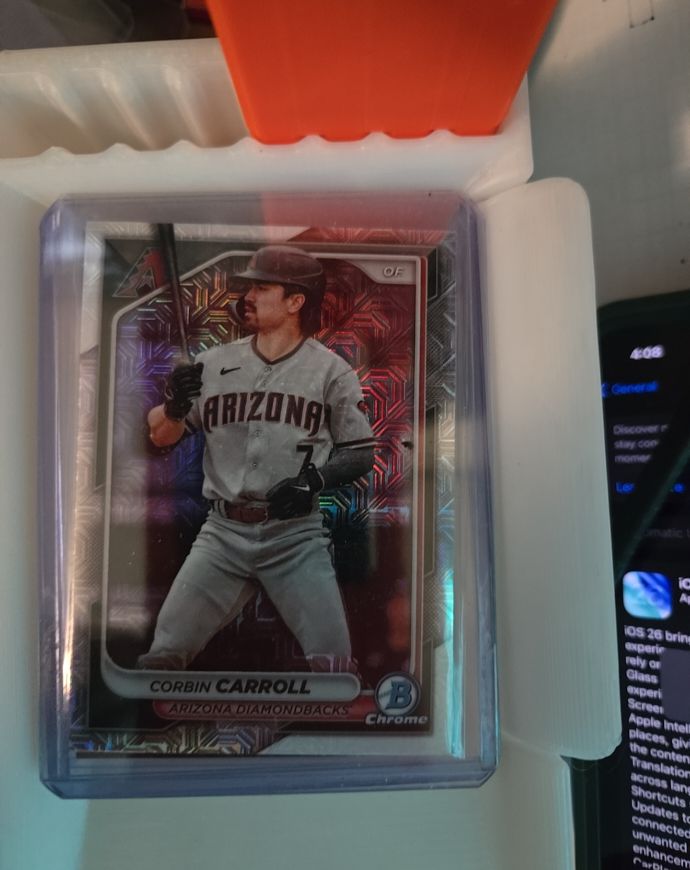 2024 Bowman Chrome Mojo Refractor #25 Corbin Carroll — front
