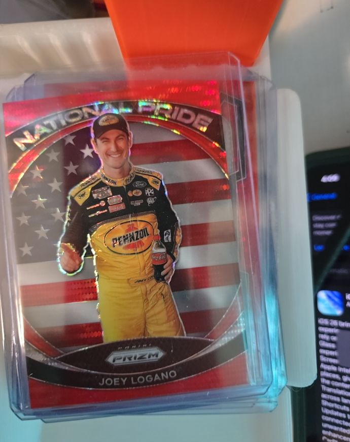 2024 Panini Prizm Racing National Pride Red #10 Joey Logano — front