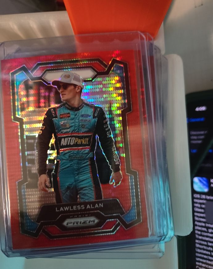 2023 Panini Prizm Racing #55 Lawless Alan — front