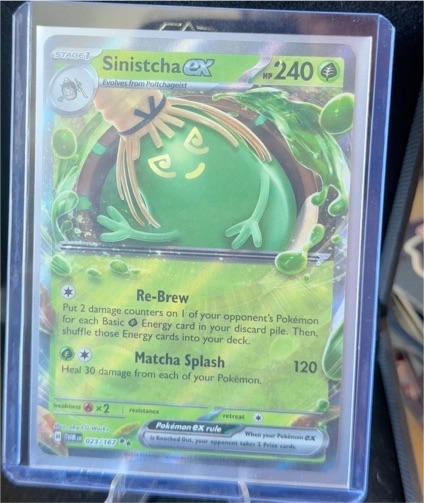 2024 Pokémon Twilight Masquerade #23 Sinistcha ex — front