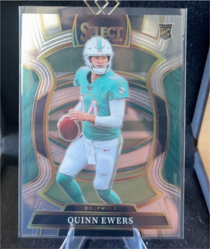 2025 Panini Select #82 Quinn Ewers RC Concourse Silver — front