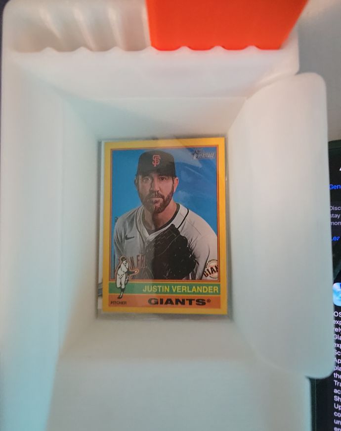 2025 Topps Heritage #317 Justin Verlander — front