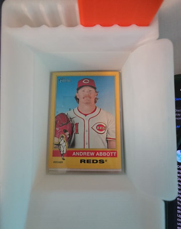 2025 Topps Heritage #469 Andrew Abbott — front
