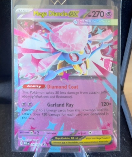 Mega Diancie EX 041/094 Me02: Phantasmal Flames — front
