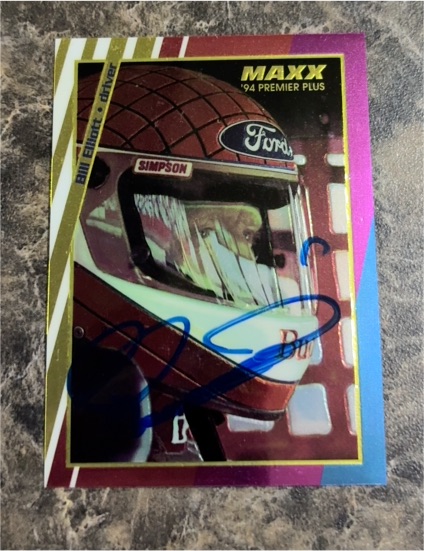 1994 Maxx Premier Plus #11 Bill Elliott — front