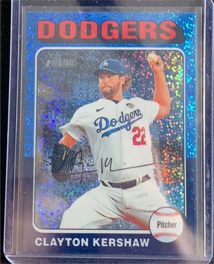 2024 Topps Heritage #386 Clayton Kershaw — front