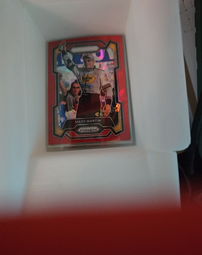 2024 Panini Prizm Racing #61 Mark Martin Red Prizm /299 — front