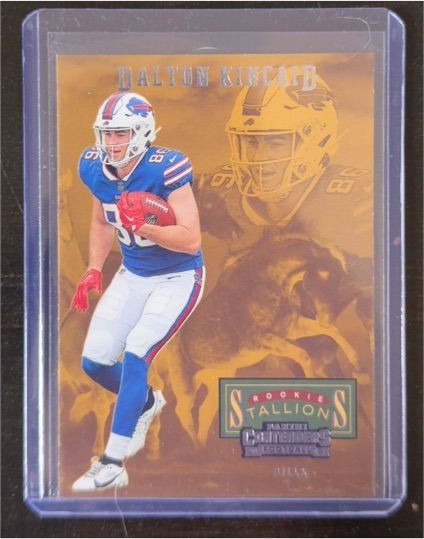 2023 Panini Contenders #17 Dalton Kincaid Rookie Stallions — front